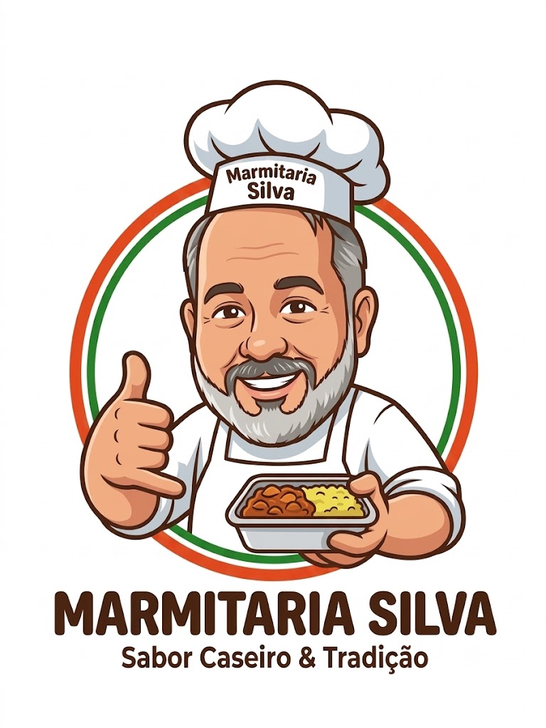 Logo Marmitaria Silva